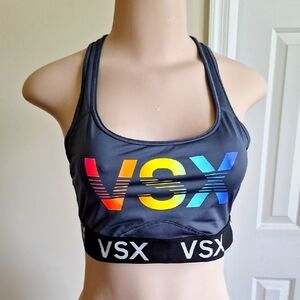 🎁VSX Multicolor Logo Sports Bra Size M